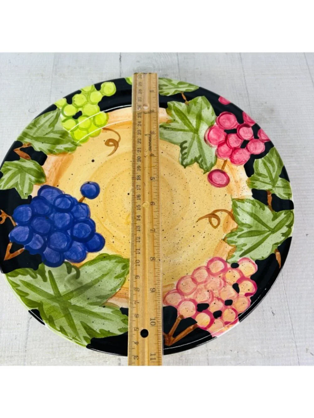 Culinary Arts Studio Collection VINTAGE GRAPE Stoneware 11